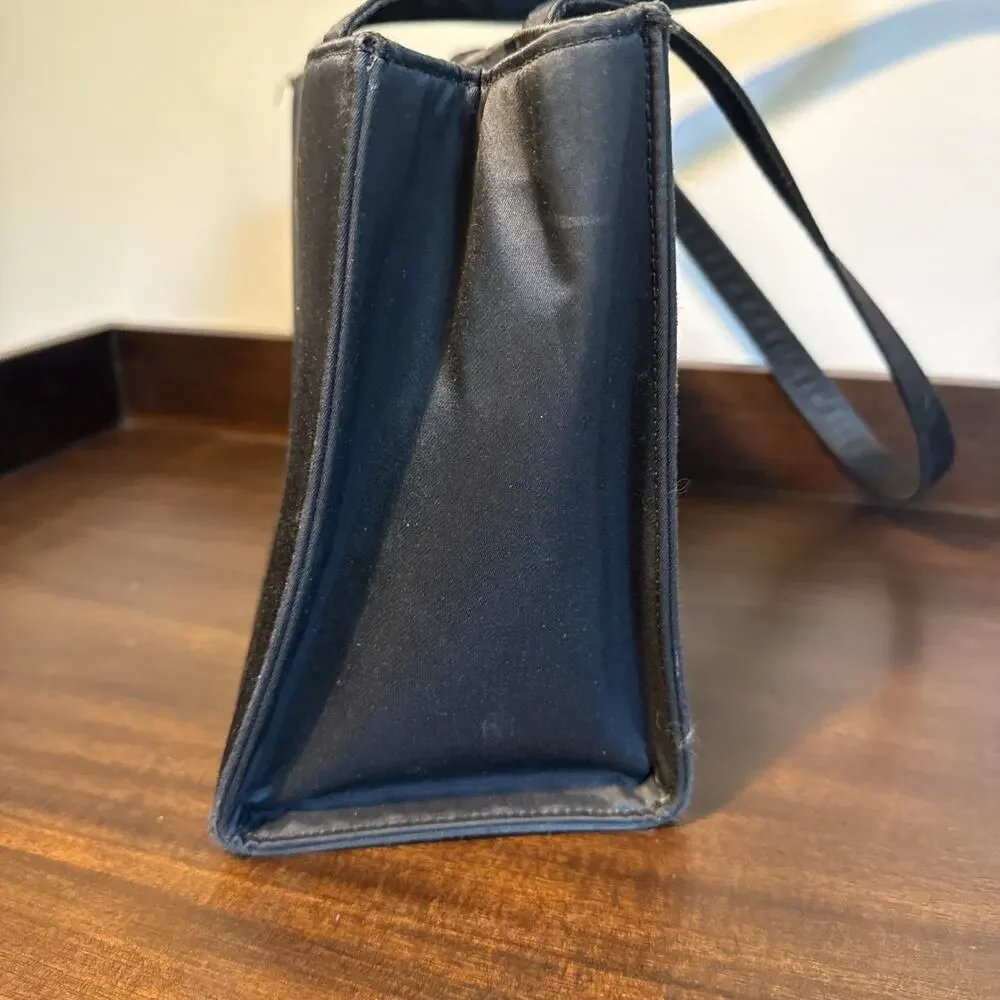 Kate Spade NY 90s Sam Mini Box Purse Vintage Black Handbag Vintage B